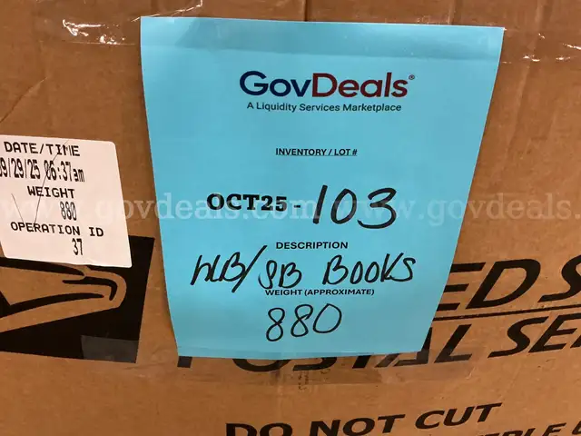 Books: Mixed &#x22;Hard and Soft Back&#x22; (OCT25-0103)