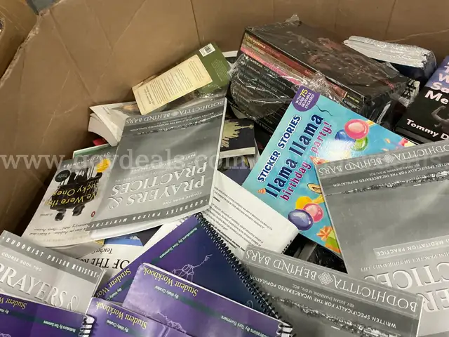 Books: Mixed &#x22;Hard and Soft Back&#x22; (OCT25-0141)