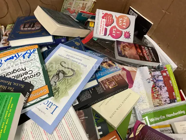 Books: Mixed &#x22;Hard and Soft Back&#x22; (OCT25-0145)