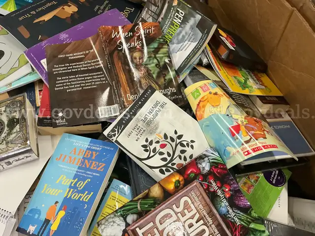 Books: Mixed &#x22;Hard and Soft Back&#x22; (OCT25-0193)