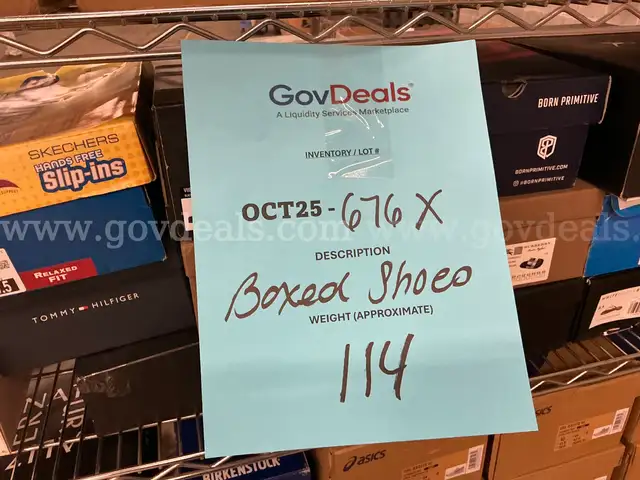 Apparel: &#x22;Boxed Shoes&#x22; (OCT25-0676X)