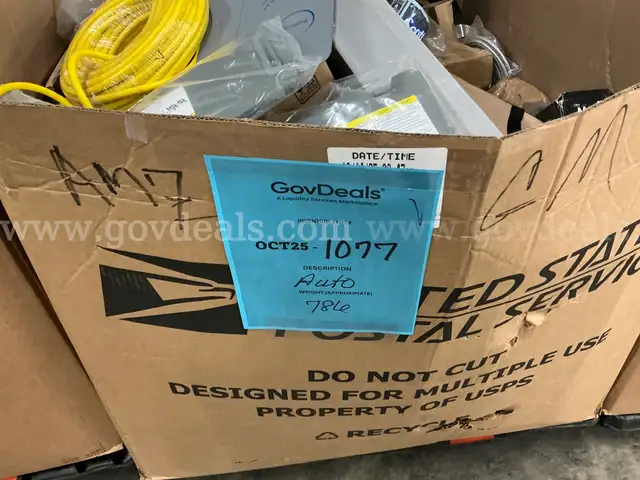 General Merchandise: (OCT25-1077)