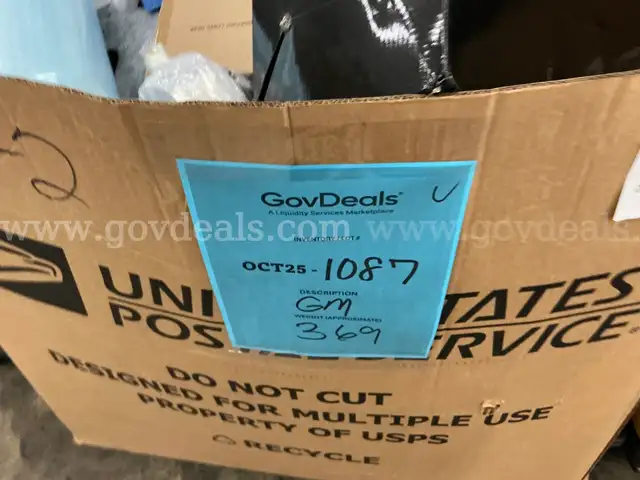 General Merchandise: (OCT25-1087)
