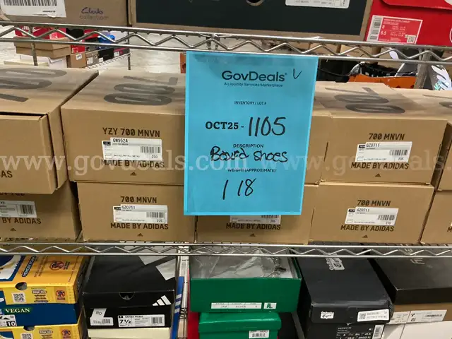 Apparel: &#x22;Boxed Shoes&#x22; (OCT25-1105X