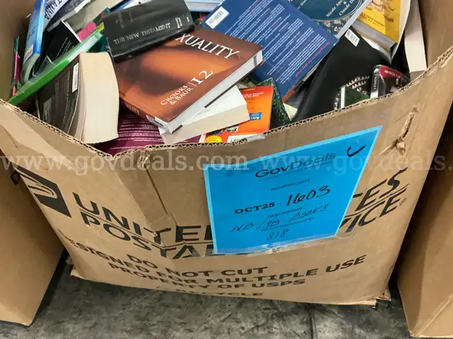 Books: Mixed &#x22;Hard and Soft Back&#x22; (OCT25-1603)
