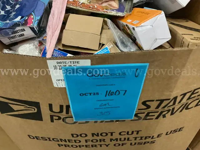 General Merchandise: (OCT25-1607)