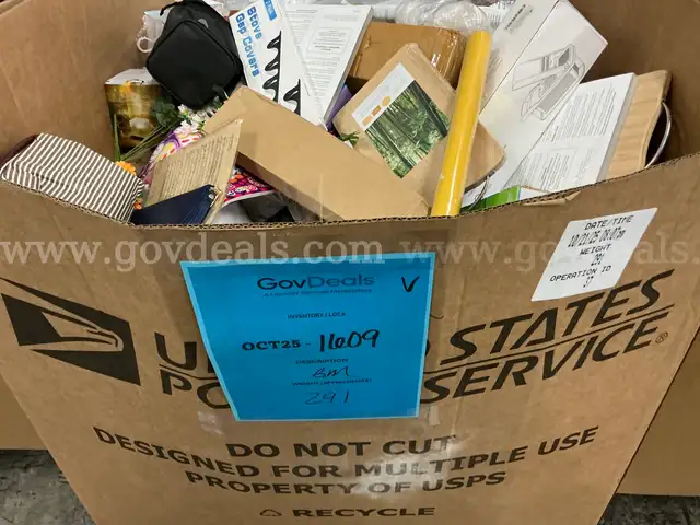 General Merchandise: (OCT25-1609)