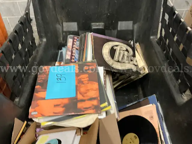Mixed Media:  &#x22;Vinyl Records&#x22; (NOV25-0945X)