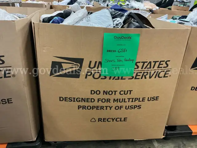 Apparel: Manually Sorted &#x22;Shoes, Handbags and Totes&#x22; (DEC25-0658X)