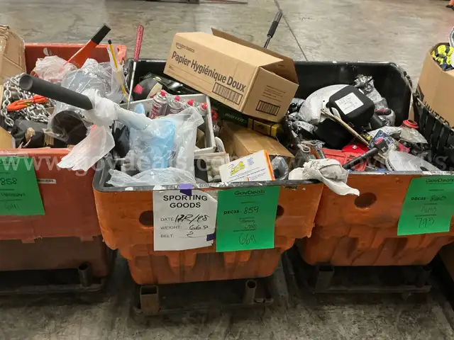 Sporting Goods: (DEC25-0859)