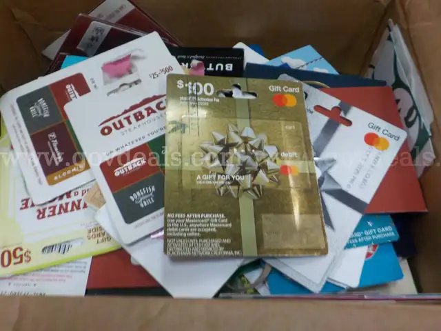 *General Merchandise "Gift Cards" - Approx. "500" (DEC25-G0002)