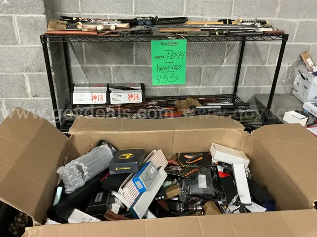 Collectibles: &#x22;Knives and Miscellaneous Accessories (DEC25-H044)