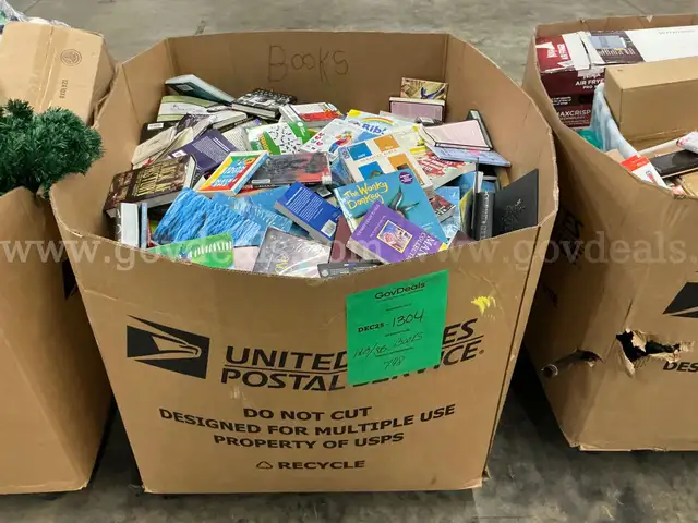 Books: Mixed "Hard and Soft Back" (DEC25-1304)