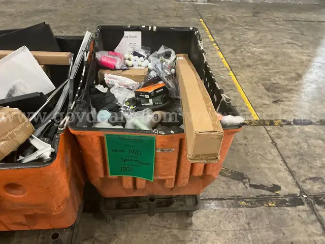 Sporting Goods: (DEC25-1910)