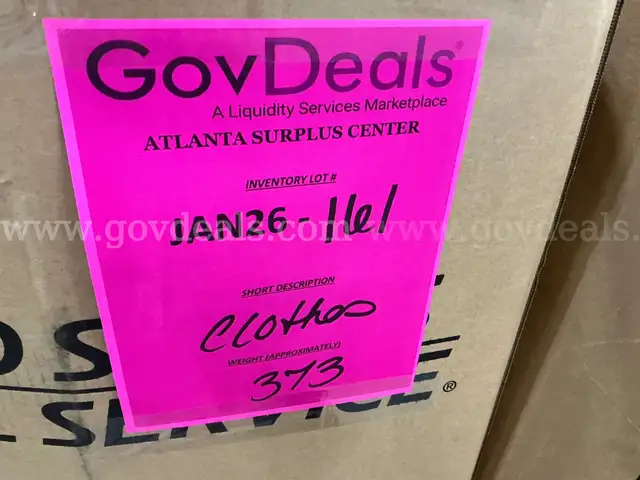 Apparel " Clothes" (JAN26-0161)