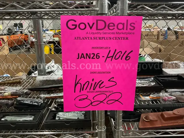 Collectibles: "Knives and Miscellaneous Accessories (JAN26-H016)