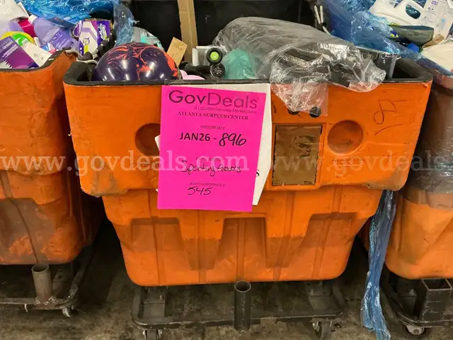 Sporting Goods: (JAN26-0896)