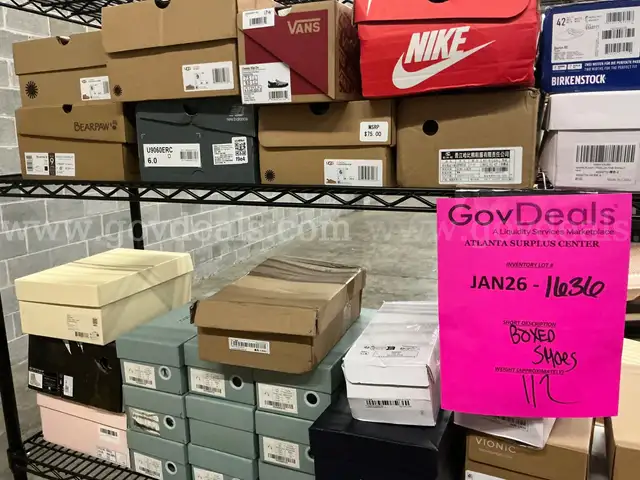 Apparel: "Boxed Shoes" (JAN26-1636X)