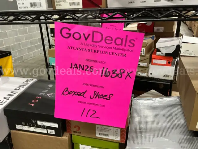 Apparel: "Boxed Shoes" (JAN26-1638X)