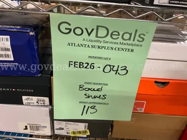 Apparel: "Boxed Shoes" (FEB26-043X)