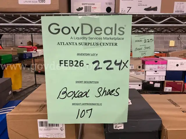 Apparel: "Boxed Shoes" (FEB26-224X)