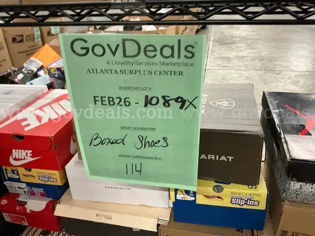 Apparel: "Boxed Shoes" (FEB26-1089X)