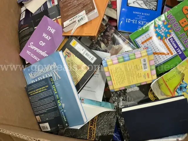 Books: Mixed "Hard and Soft Back" (FEB26-1481)