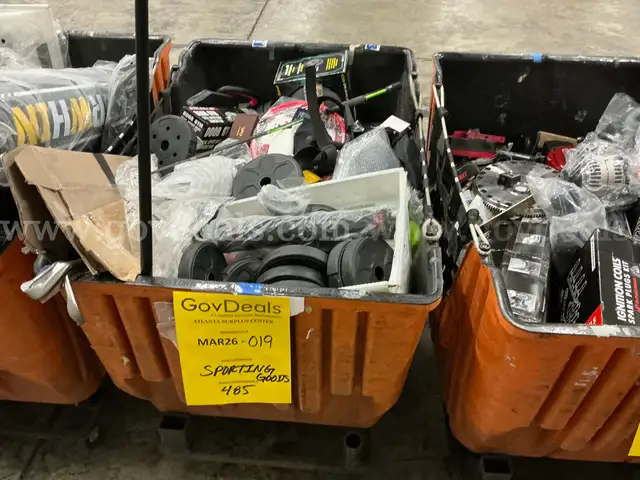 Sporting Goods: (MAR26-0019)