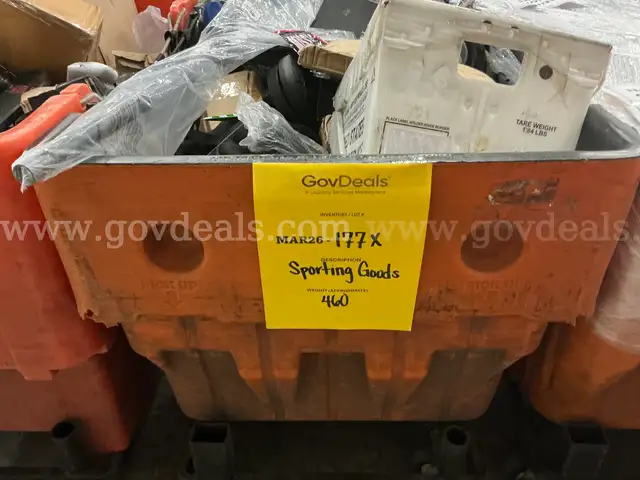 Sporting Goods: (MAR26-0177)