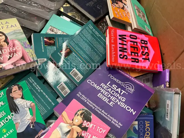 Books: Mixed "Hard and Soft Back" (MAR26-0190)