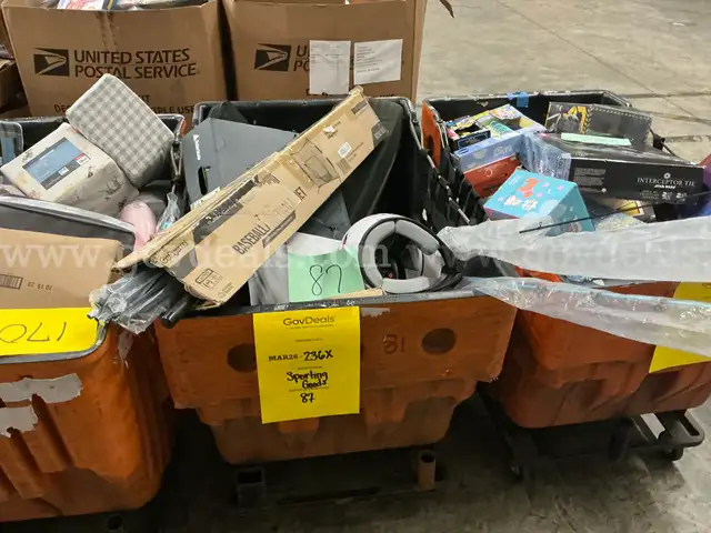 Sporting Goods: (MAR26-0236X)