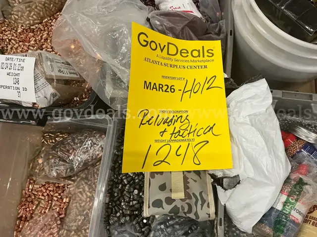 Firearm Parts & Accessories: "Reloading & Tactical Supplies" (MAR26-H012)
