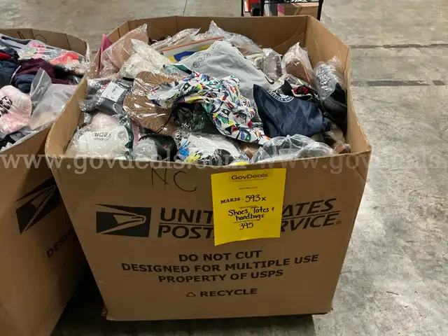 Apparel: Manually Sorted "Shoes, Handbags and Totes" (MAR26-0593X)