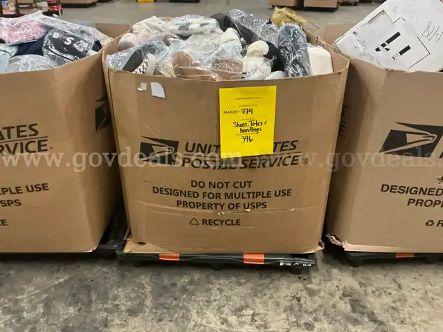 Apparel: Manually Sorted "Shoes, Handbags and Totes" (MAR26-0774X)