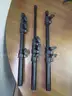 USED SIRCHIE KRIME-SITE FINGERPRINTING SET; INCLUDES UV LIGHT, LENSES, AND BRACKETS