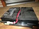 USED (2) LEOCH BATTERIES, DJW6-8.0, (1) APC BATTERIES RBC7, (1) APC BATTERY RBC7, AMERICAN