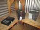 USED (2) LEOCH BATTERIES, DJW6-8.0, (1) APC BATTERIES RBC7, (1) APC BATTERY RBC7, AMERICAN