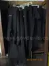 (7) USED/WASHED BLACK SWEATSHIRTS, PANTS &#x26; T-SHIRTS