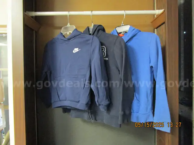 (3) USED/WASHED HOODED SWEAT JACKETS