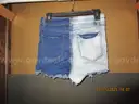 USED/WASHED PANTS, SHORTS, TOPS &#x26; CROPPED ZIPPERED HOODIE