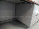 USED (1) STEELCASE DESK, BROWN TOP, 5-DRAWER RIGHT, (1) STEELCASE DESK, BROWN TOP, 2-DRAWER LEFT