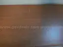 USED (1) STEELCASE DESK, BROWN TOP, 5-DRAWER RIGHT, (1) STEELCASE DESK, BROWN TOP, 2-DRAWER LEFT