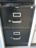 (2) USED STEELCASE DESKS; (2) USED VERTICAL FILE CABINETS