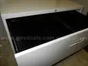 USED (1) GREY METAL, 2-DRAWER LATERAL 18&#x22;D X 36&#x22;W X 28&#x22;H