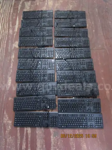 (20) USED DELL KB212-B KEYBOARDS