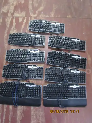 (9) USED DELL KEYBOARDS