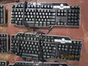 (9) USED DELL KEYBOARDS