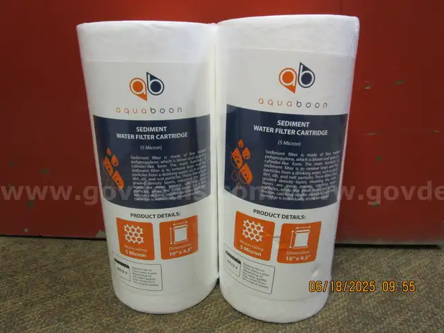 (2) NEW AQUABOON SEDIMENT WATER FILTER CARTRIDGES