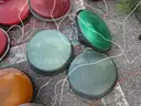 LARGE BATCH OF USED TRAFFIC LIGHTS: (7) CROSSWALK SIGNALS; (14) LIGHTS