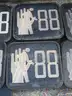 LARGE BATCH OF USED TRAFFIC LIGHTS: (7) CROSSWALK SIGNALS; (14) LIGHTS